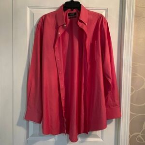 Nordstrom Men's Shop Smartcare Pink Shirt